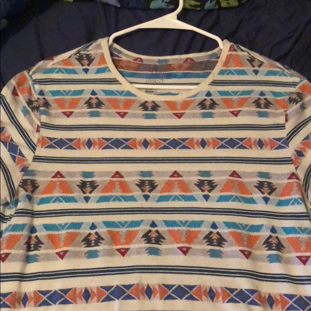 On the Byas shirt
